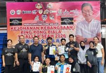Sapu Emas dan Perak, Timnas Tenis Meja Indonesia Tampil Perkasa di Malaysia
