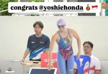 Juara 3 Asia, Yoshie Honda Sekaligus Pertajam Rekor 50 Meter Gaya Bebas